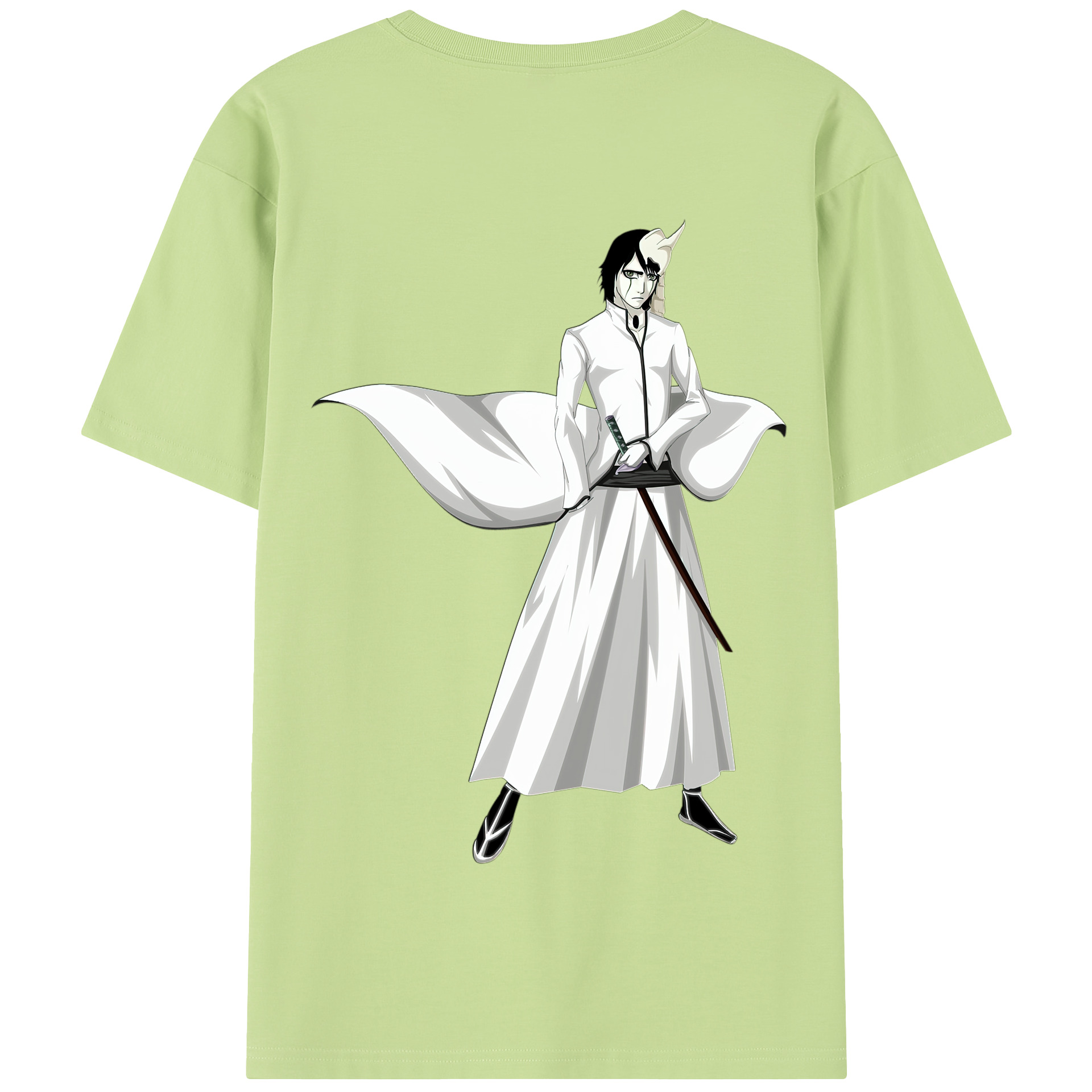 （画像用） ブリーチ ウルキオラ·シファー BLEACH Ulquiorra cifer 綿100％半袖Tシャツ（背面プリント）